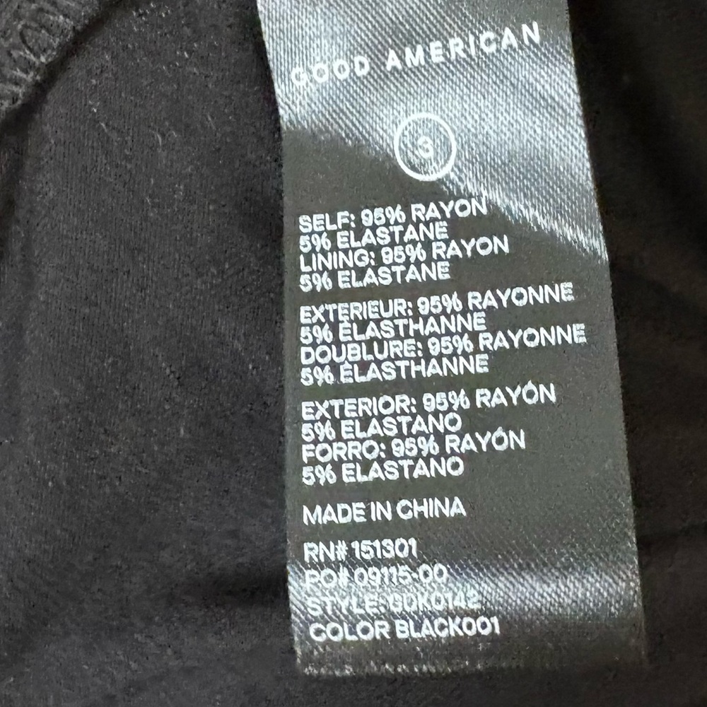 Good American Black Ruched Maxi Dress Size 3 (Size Large) - Picture 9 of 11